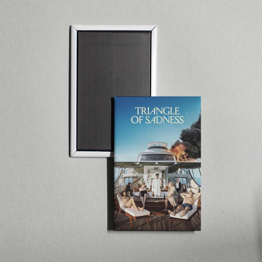 Triangle of Sadness Mini Movie Fridge Magnet