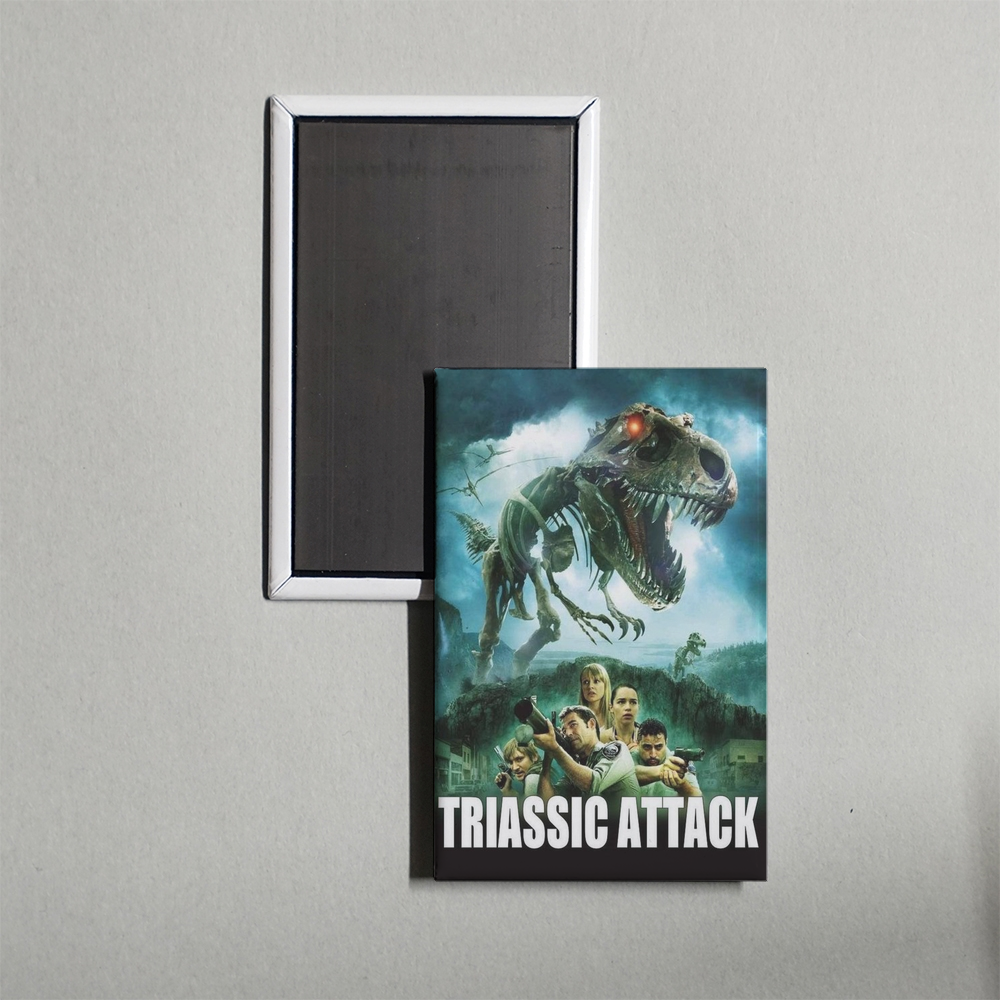 Triassic Attack Mini Movie Fridge Magnet