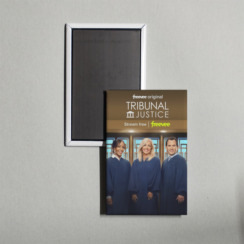 Tribunal Justice TV Show Fridge Magnet