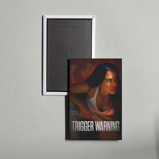Trigger Warning Mini Movie Fridge Magnet