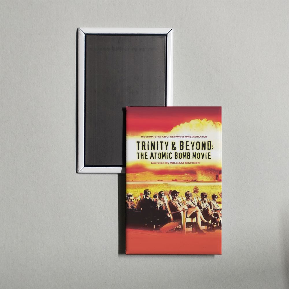 Trinity and Beyond The Atomic Bomb Movie Mini Movie Fridge Magnet