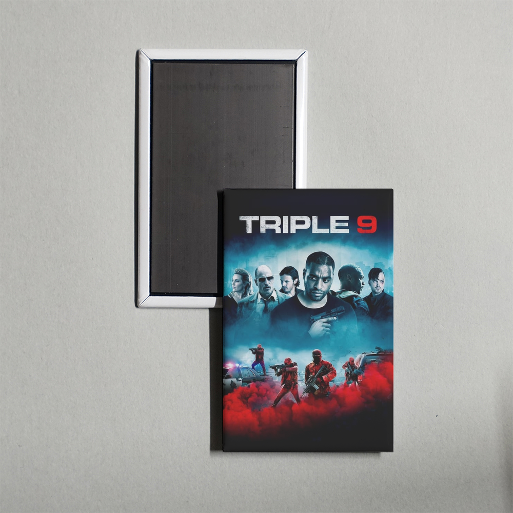 Triple 9 Mini Movie Fridge Magnet