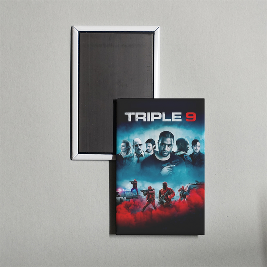 Triple 9 Mini Movie Fridge Magnet
