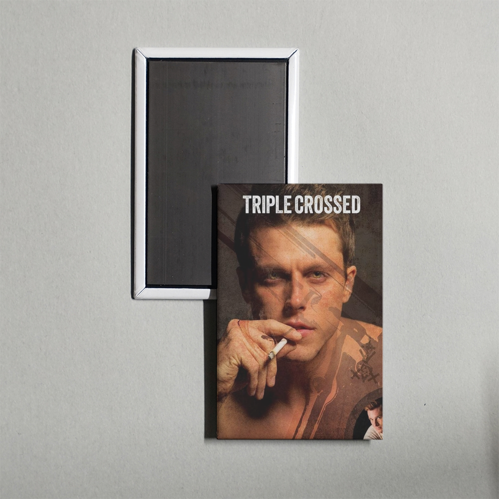 Triple Crossed Mini Movie Fridge Magnet