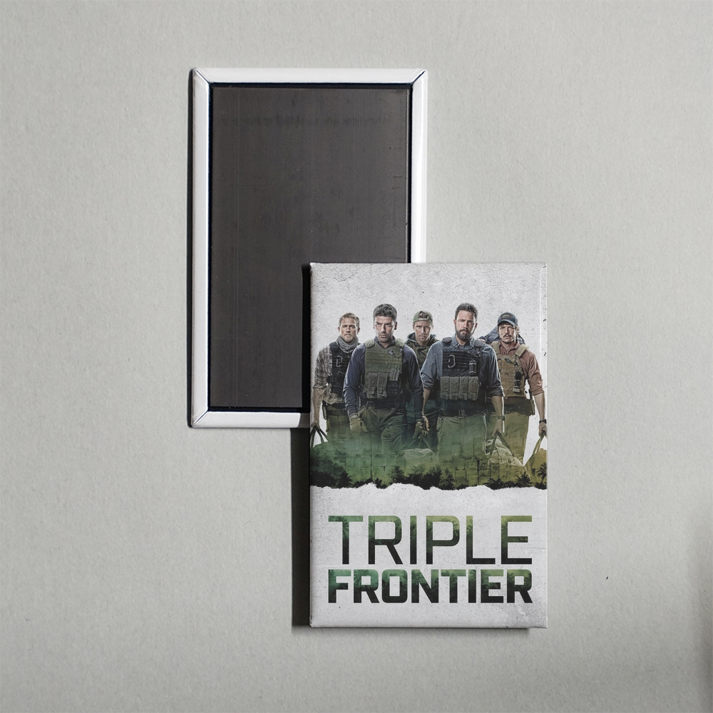 Triple Frontier Mini Movie Fridge Magnet