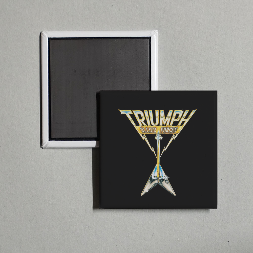 Triumph - Allied Forces Album Cover Fridge Magnet