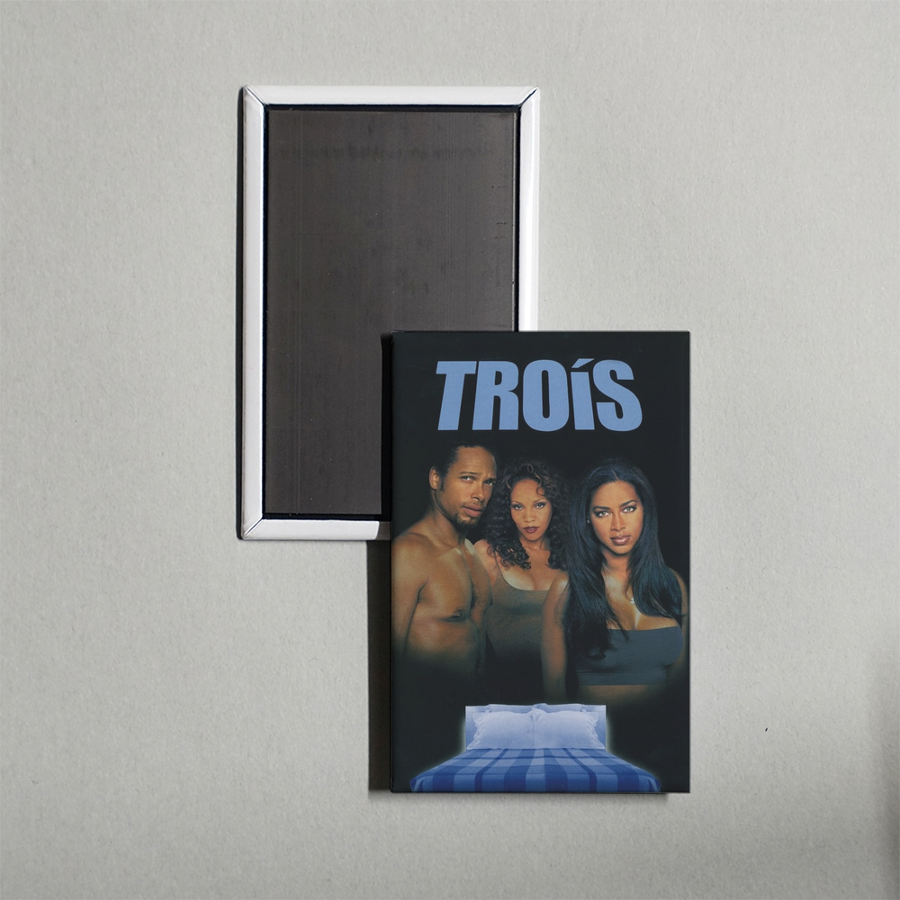 Trois Mini Movie Fridge Magnet
