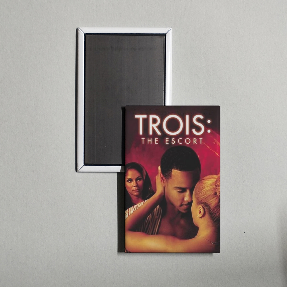 Trois The Escort Mini Movie Fridge Magnet