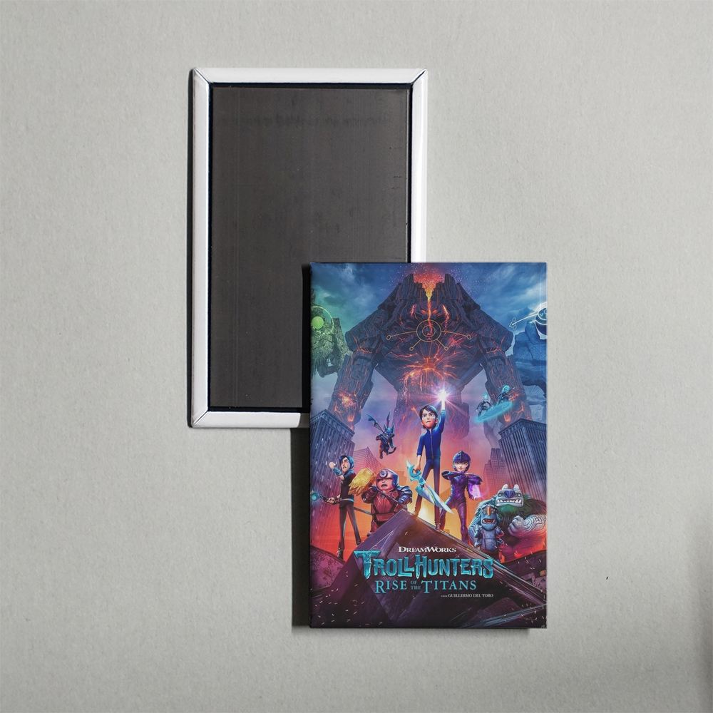 Trollhunters Rise of the Titans Mini Movie Fridge Magnet