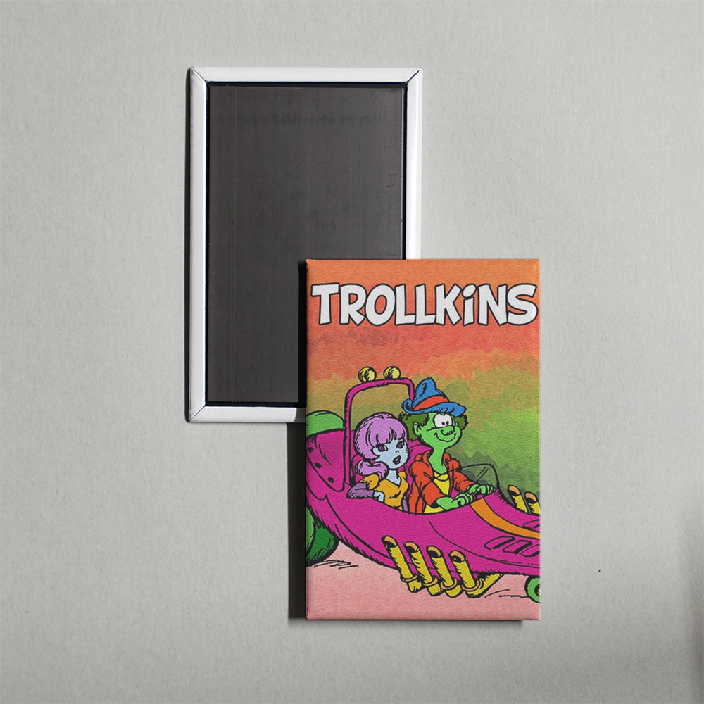 Trollkins TV Show Fridge Magnet