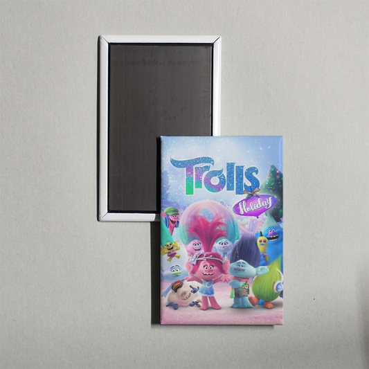 Trolls Holiday Mini Movie Fridge Magnet