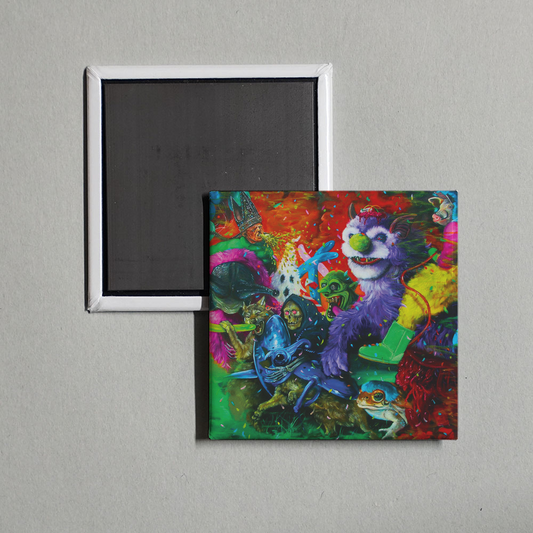 Tropical Fuck Storm - A Laughing Death in Meatspace Album Cover Fridge Magnet