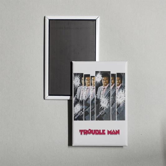 Trouble Man Mini Movie Fridge Magnet