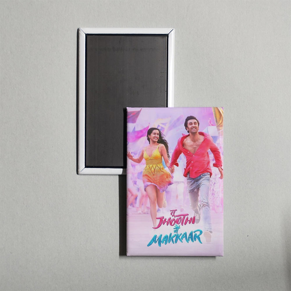 Tu Jhoothi Main Makkaar Mini Movie Fridge Magnet