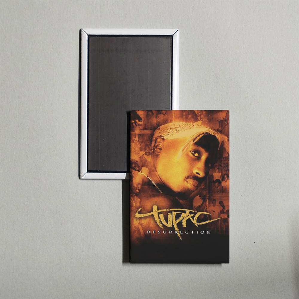 Tupac Resurrection Mini Movie Fridge Magnet