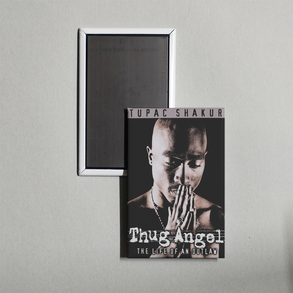 Tupac Shakur Thug Angel Mini Movie Fridge Magnet