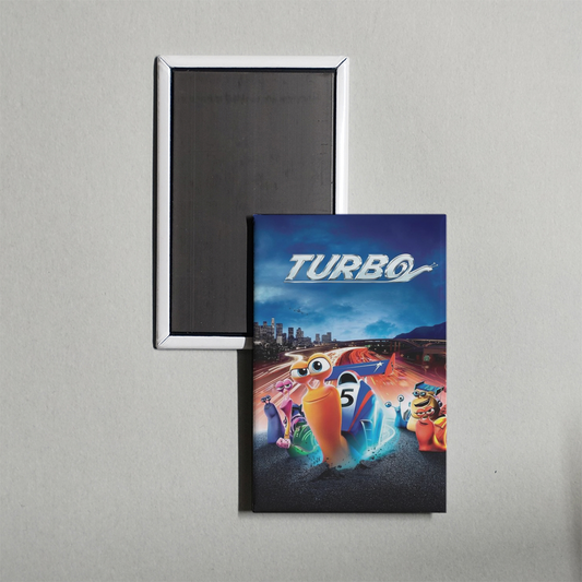 Turbo Mini Movie Fridge Magnet