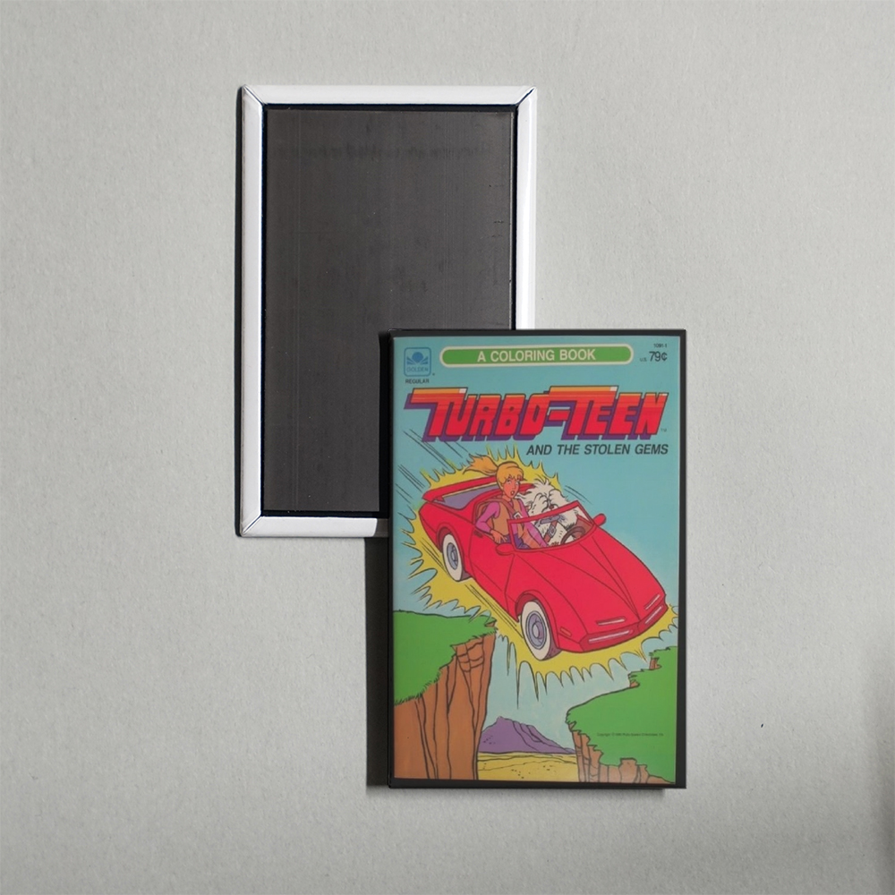 Turbo Teen TV Show Fridge Magnet