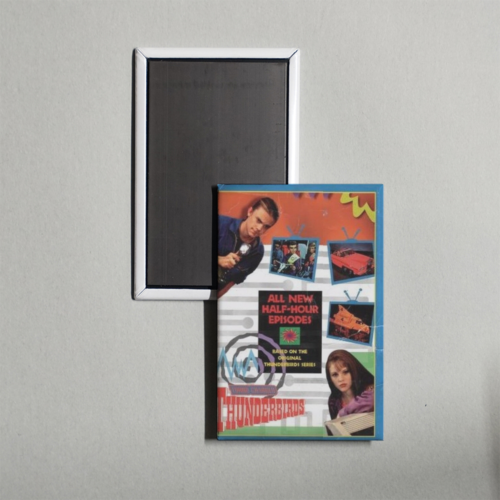 Turbocharged Thunderbirds TV Show Fridge Magnet