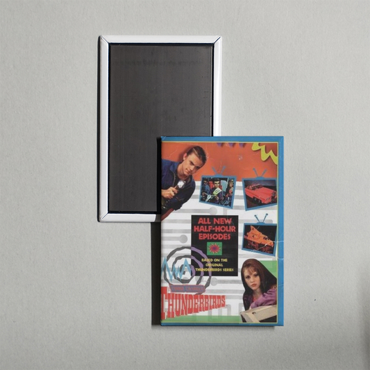 Turbocharged Thunderbirds TV Show Fridge Magnet