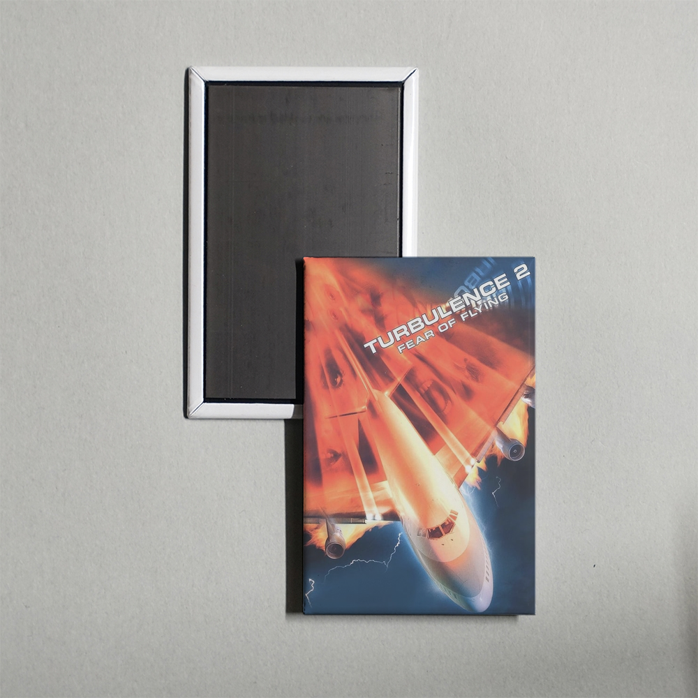 Turbulence 2 Fear of Flying Mini Movie Fridge Magnet