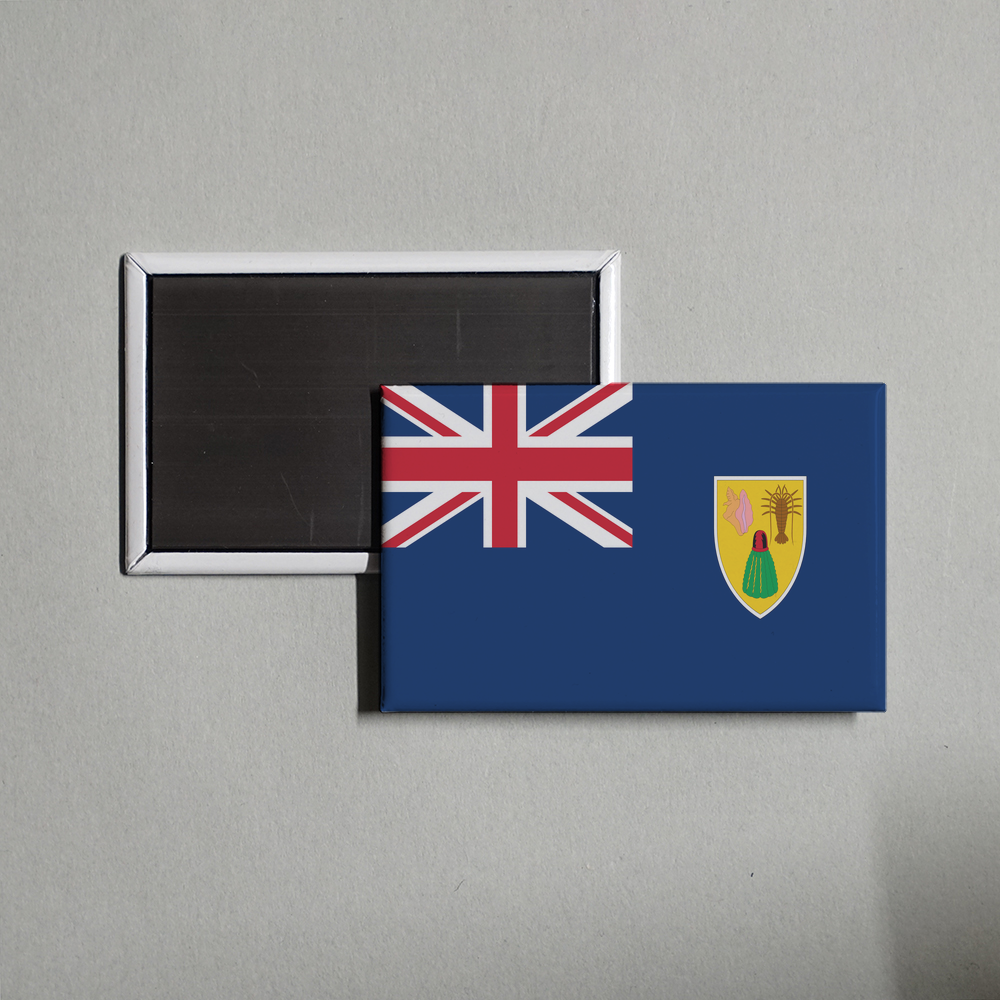 Turks and Caicos Islands Flag Fridge Magnet