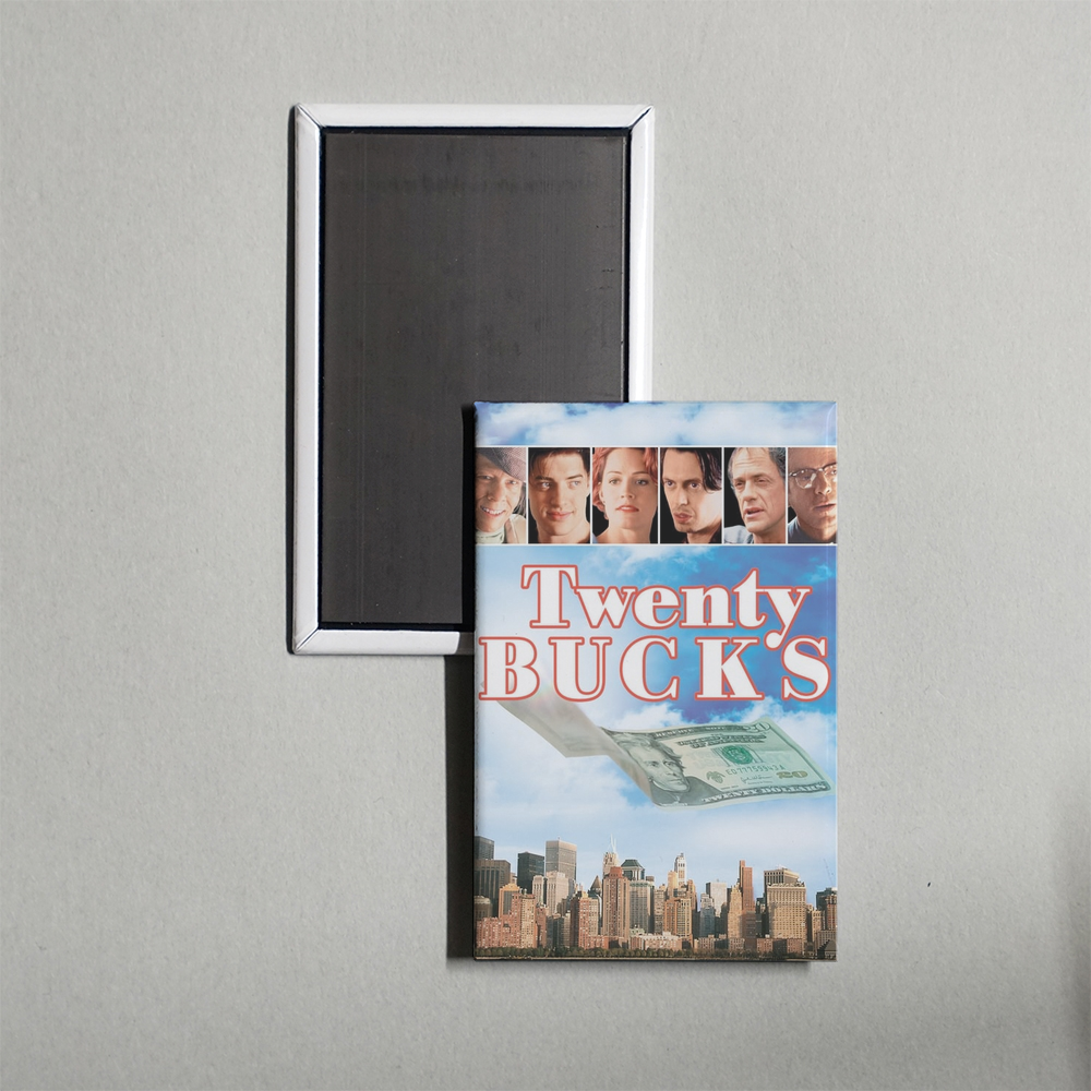Twenty Bucks Mini Movie Fridge Magnet