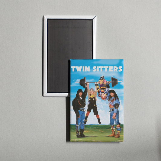 Twin Sitters Mini Movie Fridge Magnet