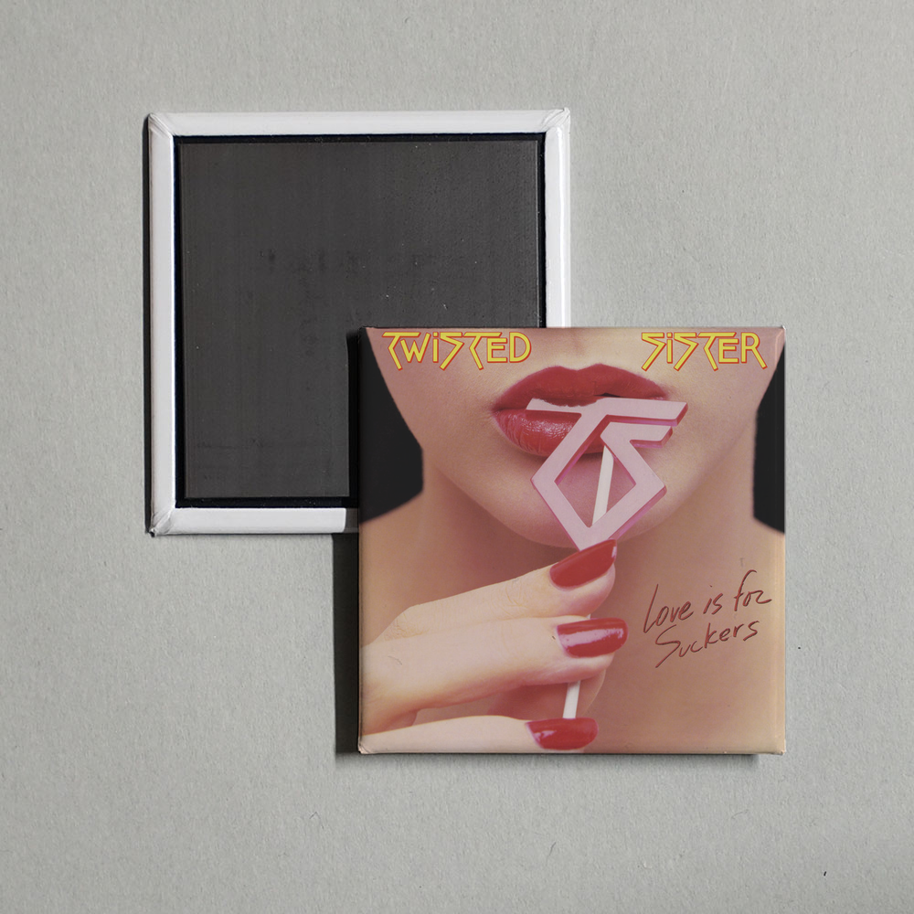 Twisted Sister - Love Is for Suckers Album Cover Fridge Magnet