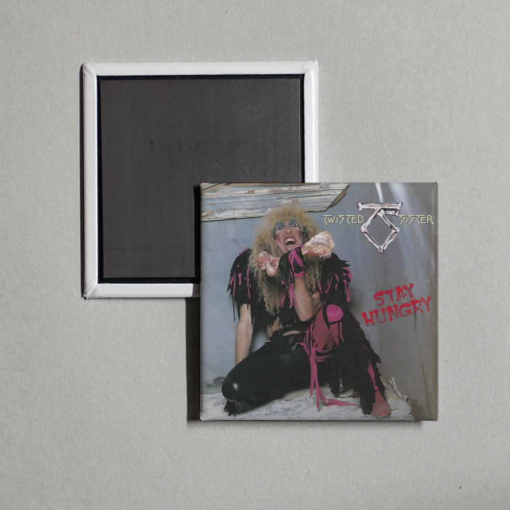 Twisted Sister - Stay Hungry Album Cover Fridge Magnet