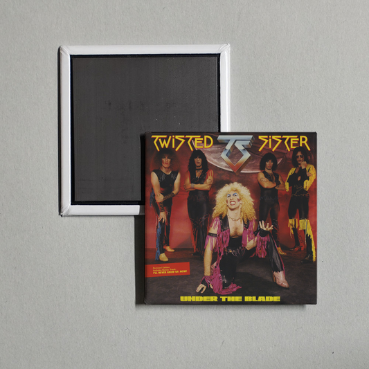 Twisted Sister - Under the Blade (1985 Remix) Album Cover Fridge Magnet