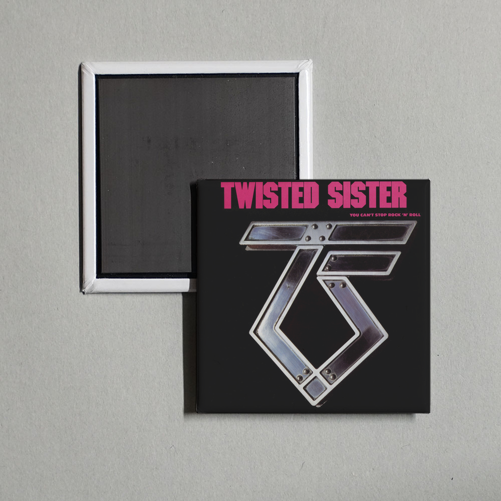 Twisted Sister - You Can't Stop Rock 'N' Roll Album Cover Fridge Magnet