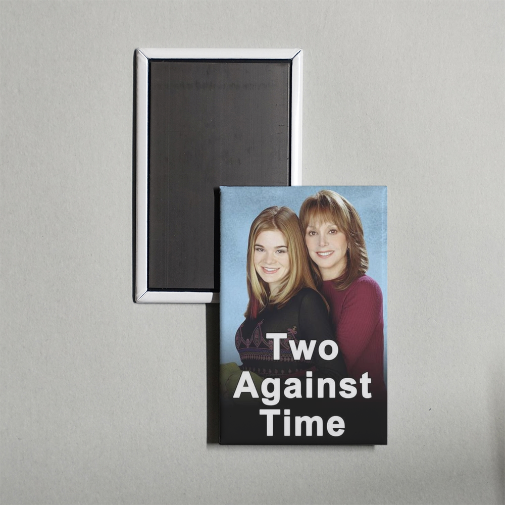 Two Against Time Mini Movie Fridge Magnet
