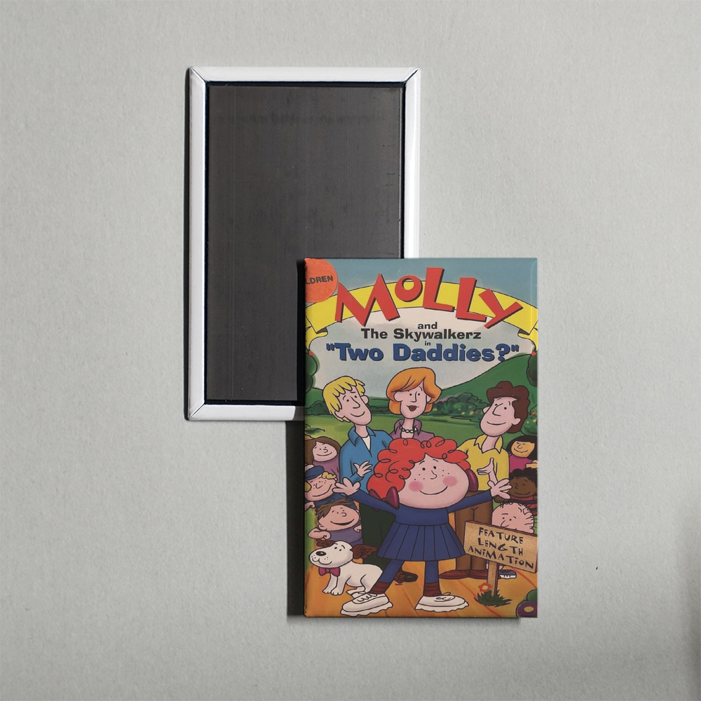 Two Daddies Mini Movie Fridge Magnet