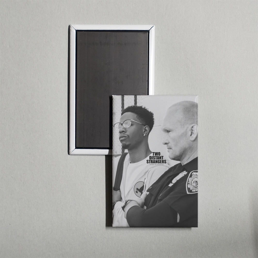 Two Distant Strangers Mini Movie Fridge Magnet
