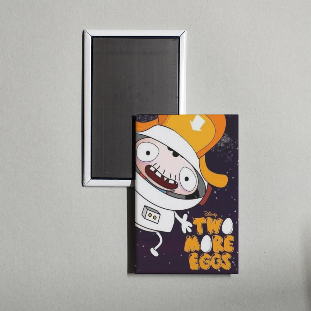 Two More Eggs TV Show Fridge Magnet