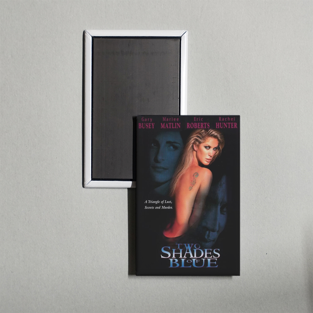 Two Shades of Blue Mini Movie Fridge Magnet