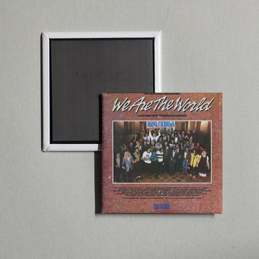 U.S.A. For Africa - We Are The World Album Cover Fridge Magnet