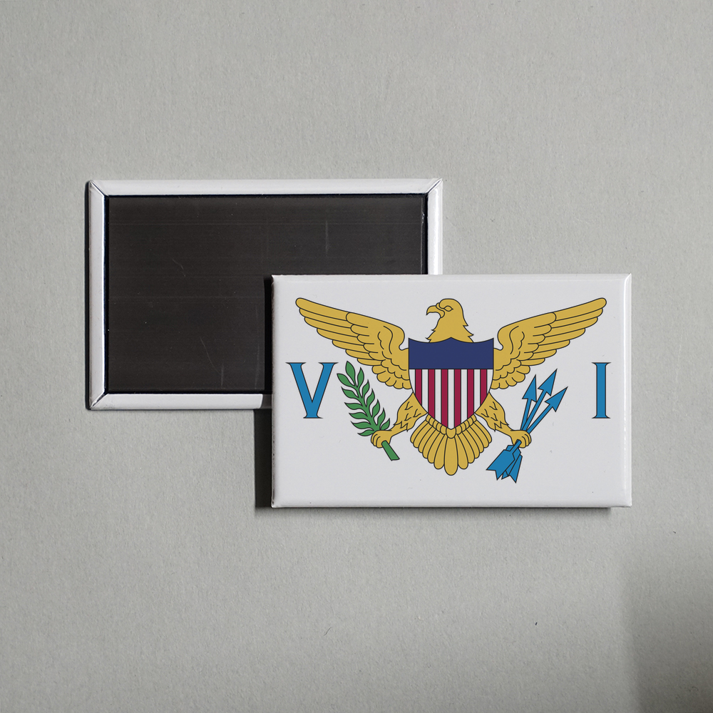 U.S. Virgin Islands Flag Fridge Magnet