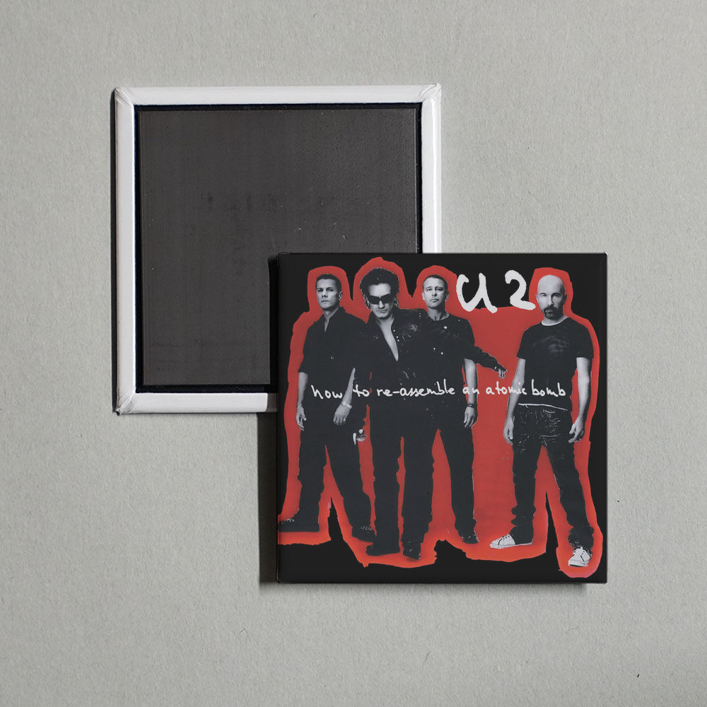 U2 - How To Re-Assemble An Atomic Bomb Album Cover Fridge Magnet