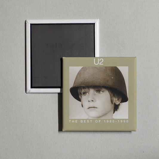 U2 - The Best Of 1980 - 1990 Album Cover Fridge Magnet
