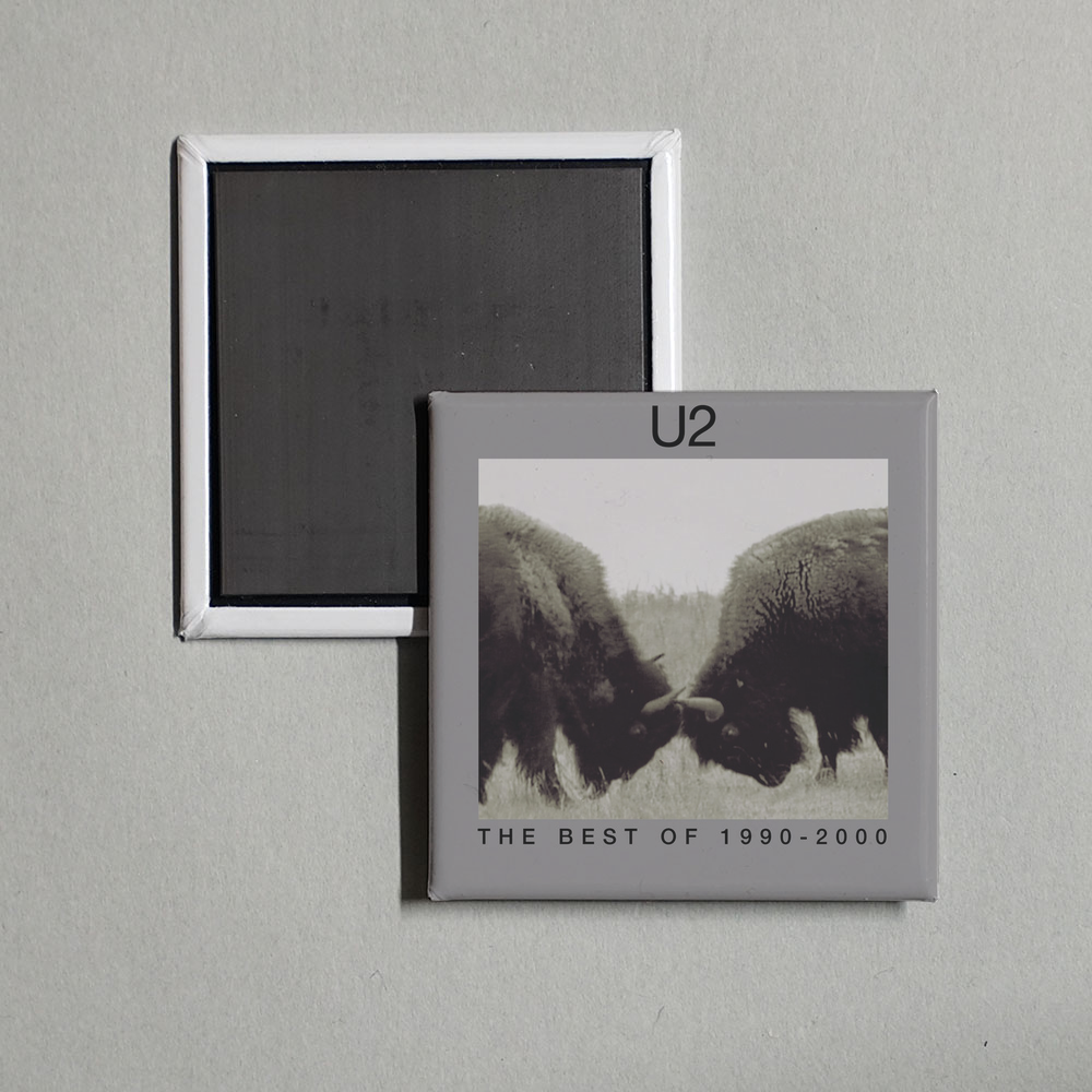 U2 - The Best Of 1990-2000 Album Cover Fridge Magnet