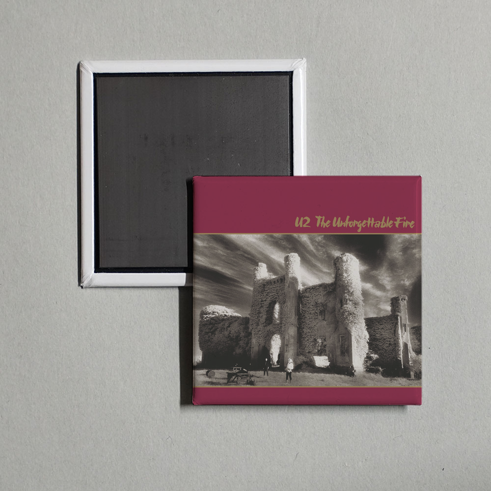 U2 - The Unforgettable Fire (Remastered) Album Cover Fridge Magnet