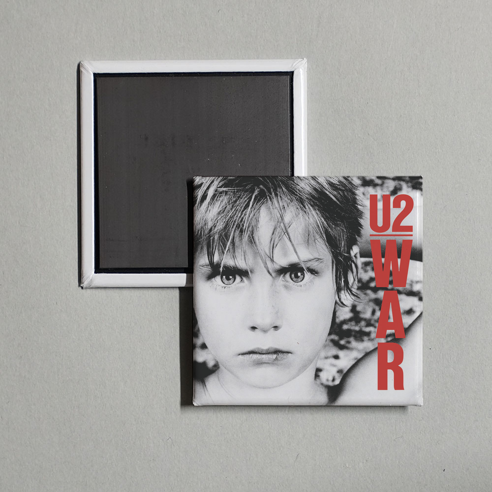 U2 - War (Remastered) Album Cover Fridge Magnet