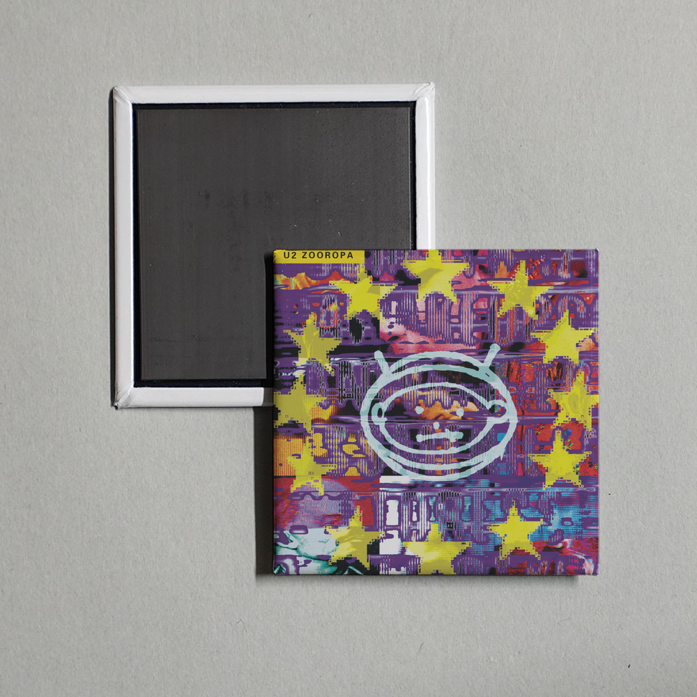 U2 - Zooropa Album Cover Fridge Magnet