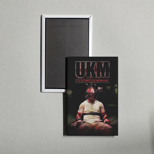 UKM The Ultimate Killing Machine Mini Movie Fridge Magnet