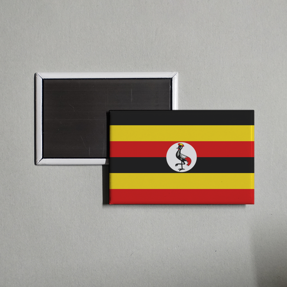 Uganda Flag Fridge Magnet