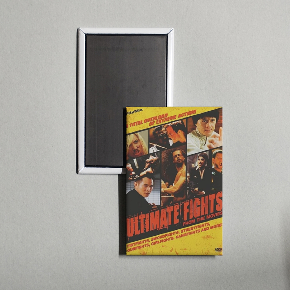 Ultimate Fights from the Movies Mini Movie Fridge Magnet