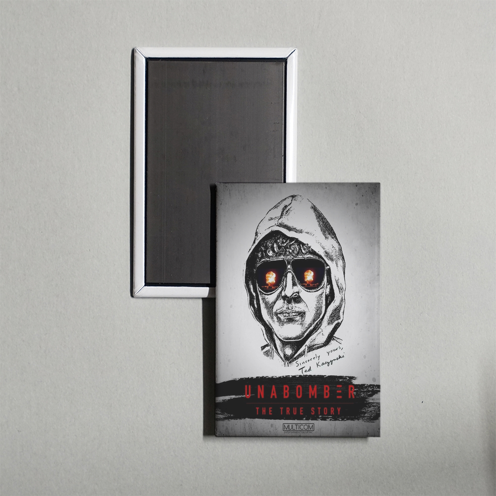 Unabomber The True Story Mini Movie Fridge Magnet