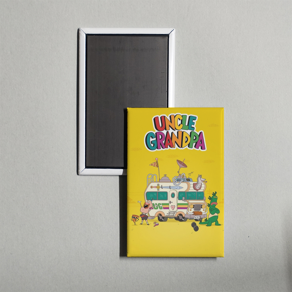 Uncle Grandpa TV Show Fridge Magnet